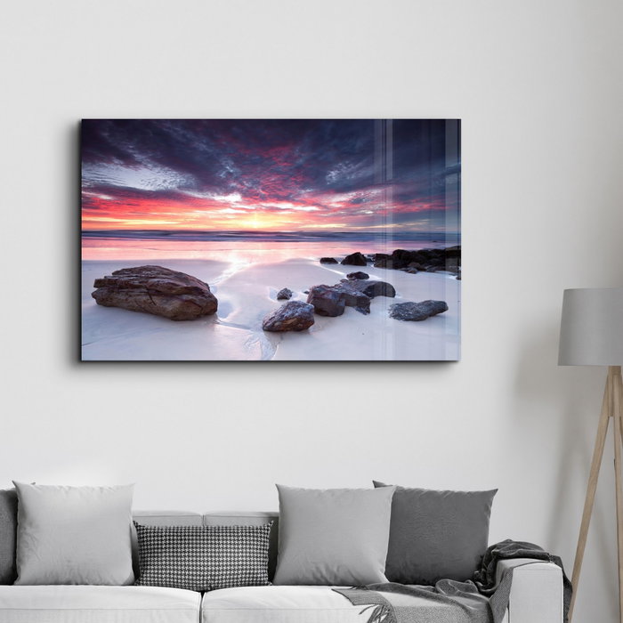Wallity CAM-3020 - Pintura Decorativa de Vidrio Templado, 46 x 72 cm
